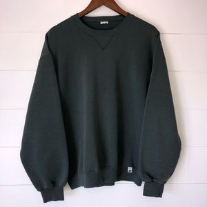 Russell Athletic Dark Green Crewneck Sweater